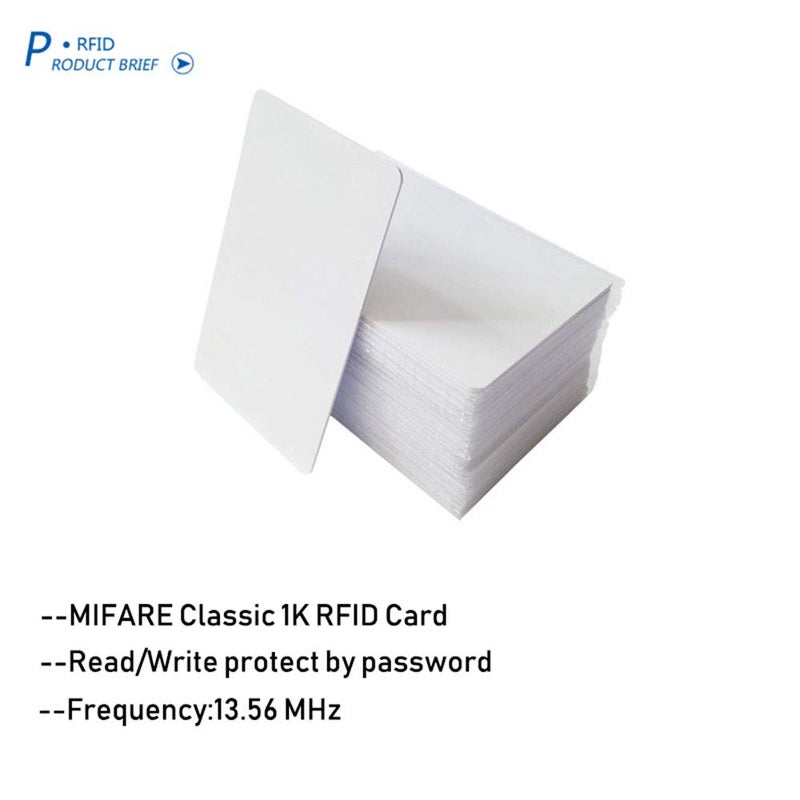 Meikuler 13.56MHz MIFARE Classic 1K, RFID Smart Card / M1 Card, ISO14443A Printable Blank RFID PVC Cards for Access Control, Hotel Key cads, etc (200) - Image 2